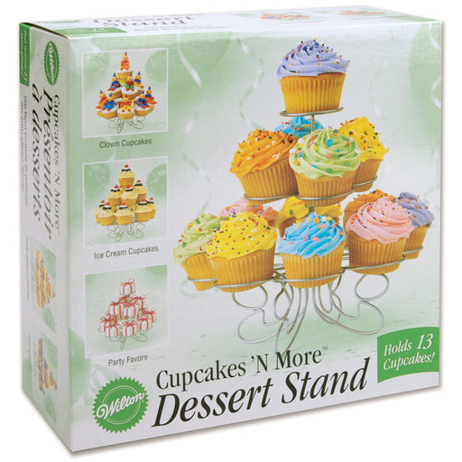 Cupcakes 'N More Small Dessert Stand - 10" x 9"