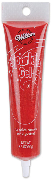 Sparkle Decorating Gel Red - 3.5 oz.