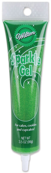 Sparkle Decorating Gel Green - 3.5 oz.