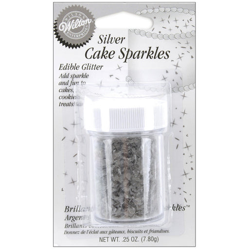 Cake Sparkles Silver - 0.25 oz.