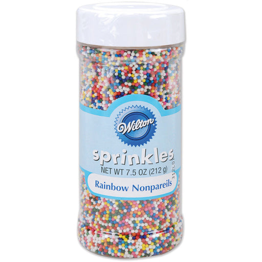 Rainbow Nonpareils Sprinkles Baking Supplies - 7.5 oz.