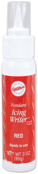 Fondant Icing Writer Red - 3 oz.