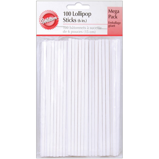 Lollipop Sticks 100 Piece Set - 6"