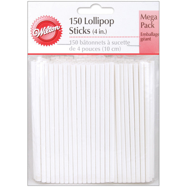 Lollipop Sticks 150 Piece Set - 4"