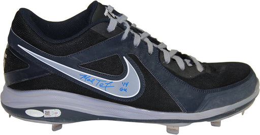 Mark Teixeira Signed 2014 Game Used Navy Blue and Grey Metal Cleat (MLB Auth) Size: 13.5