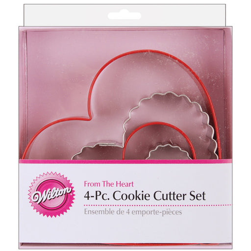 Metal Cookie Cutter 4 Pieces Set - Heart