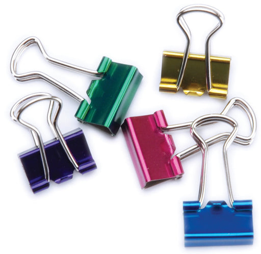 Mini Binder Clips 12 Piece Set - 0.5"