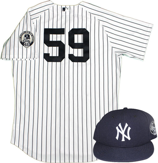 Rob Thomson Uniform - NY Yankees 2015 Game Used #59 Jersey and Hat w/ Pettitte Retirement Patch (8/23/2015)