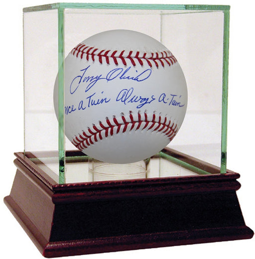 Tony Oliva Autographed Baseball w/ Once a Twin Always a Twin Inscription