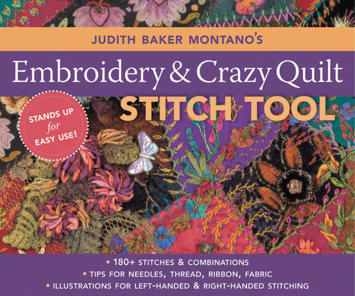 C & T Publishing-Embroidery & Crazy Quilt Stitch T