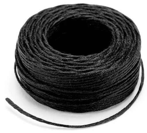 Waxed Thread Black - 25 Yards