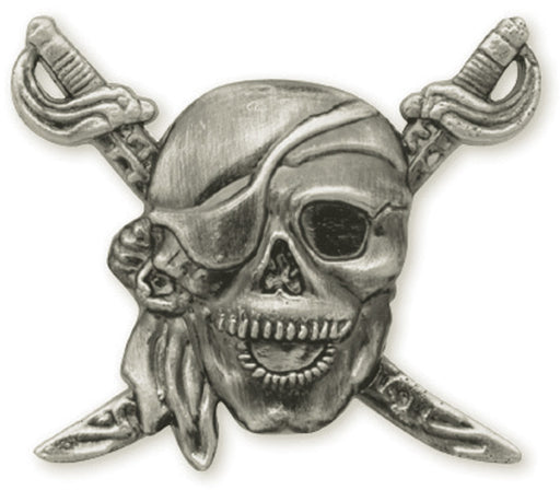 Pirate Screwback Silver Concho - 1.25"