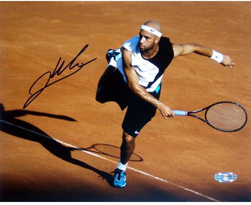 James Blake Red Clay Follow Through Signed 8x10 Photo