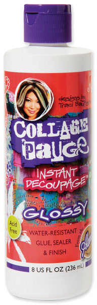 Collage Pauge Instant Decoupage Gloss - 8 oz.