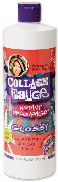 Collage Pauge Instant Decoupage Gloss - 16 oz.