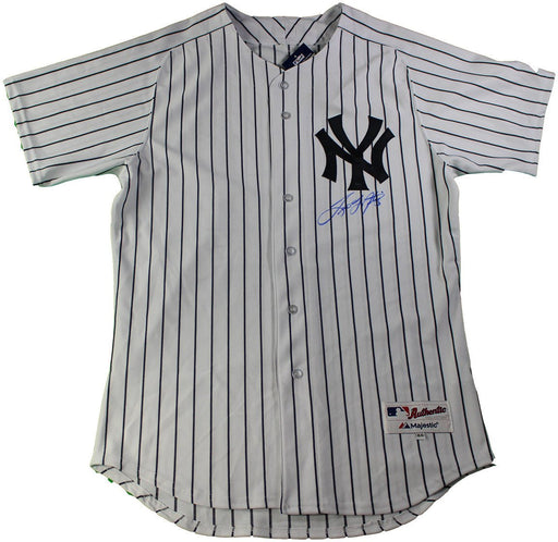 Tino Martinez Signed New York Yankees #24 Authentic Pinstripe Jersey ( Signed In Front)