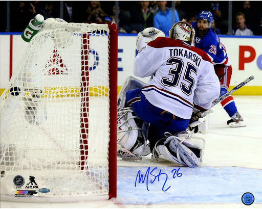 Martin St. Louis Signed Game 4 OT Goal vs. Tokarski 16x20 Photo