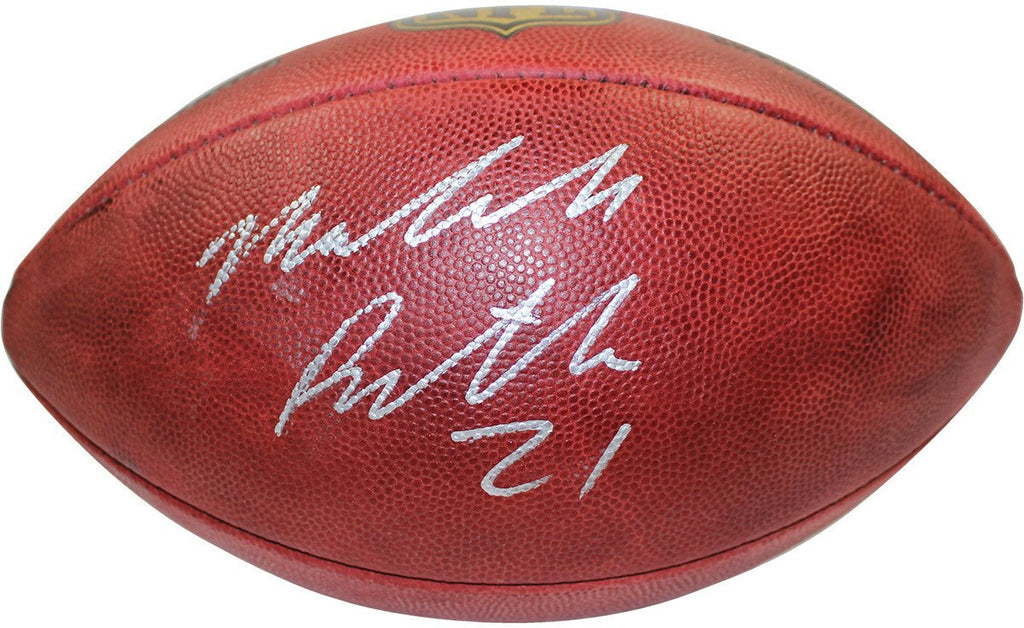 Malcolm Butler Signed Wilson Official NFL Football — Birds Eye Blue.com