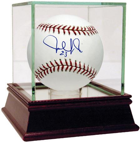 Julio Lugo Signed MLB Baseball (SI Auth)