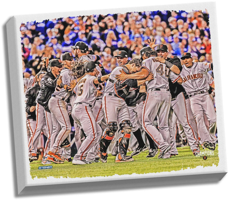 San Francisco Giants 2014 World Series Champions 32x40 Celebration Canvas