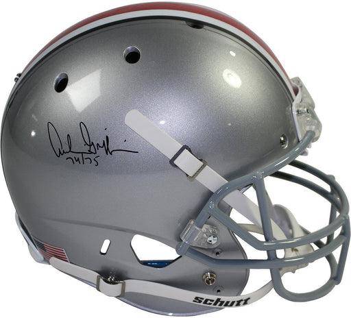 Archie Griffin Signed Ohio State Buckeyes Schutt Full Size Replica Helmet w/ 74/75 Heisman Insc