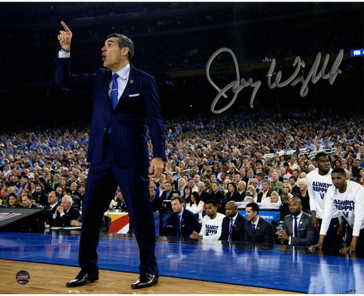 Jay Wright Signed Sideline Point 2016 National Championship Game 8x10 Photo