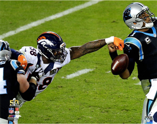 Von Miller Sacking Cam Newton 16x20 Photo (PF #SS20316)