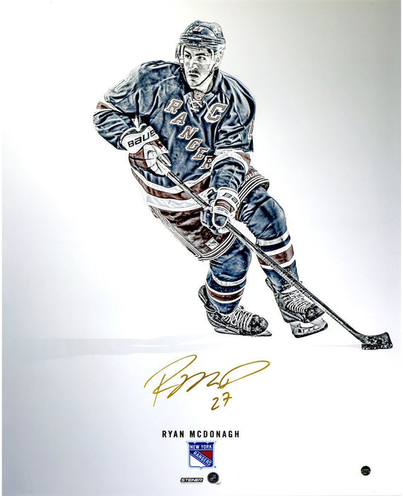 Ryan McDonagh Signed Steiner Platinum Collection 16x20 Photo