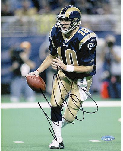 Marc Bulger Rams Action 8x10 Photograph