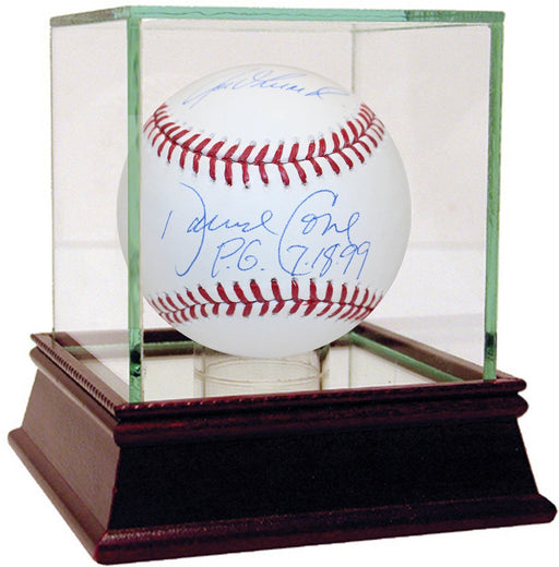 David Cone/Joe Girardi Dual Signed MLB Baseball with PG Inscription 