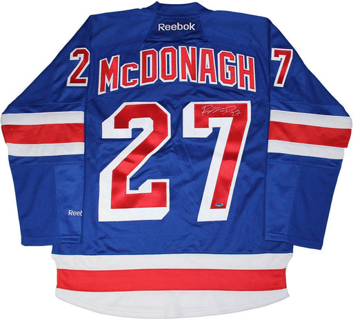 Ryan McDonagh Signed New York Rangers Blue Jersey w/ Captain "C"