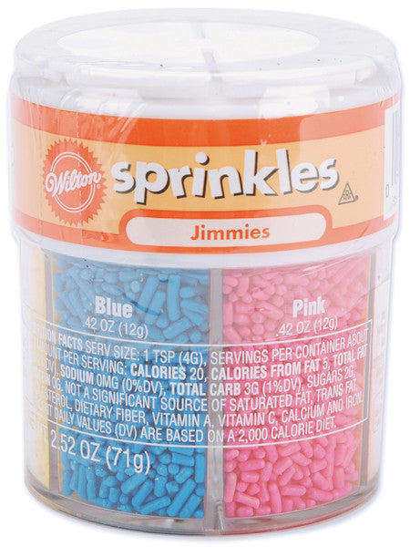 Jimmies Mix Sprinkles Baking Supplies - 2.52 oz.