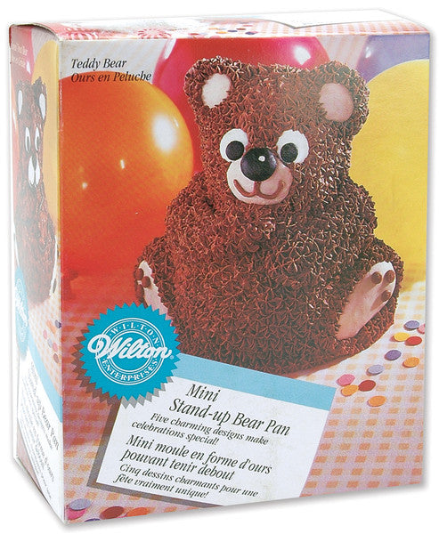 Mini Stand Up Cake Pan - Bear - 6.2" x 5" x 2.8"