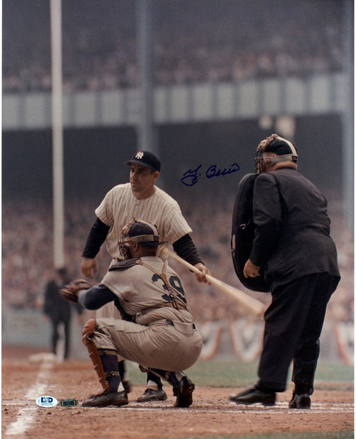 Yogi Berra Signed 16x20 Vertical Color Photo LTD Auth