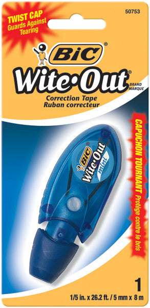 Wite Out Mini Correction Tape - 0.2" x 26.2 Feet