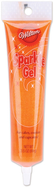 Sparkle Decorating Gel Orange - 3.5 oz.