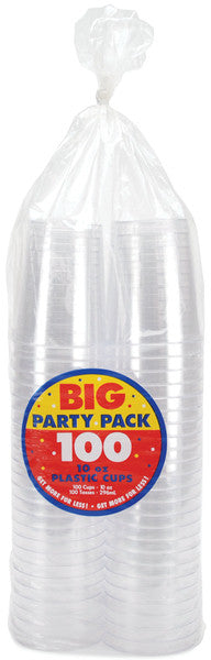 Big Party Pack Plastic Cups - 72 Ct