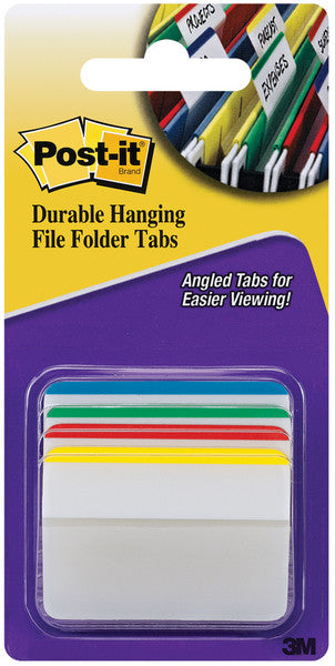 Post-It Hanging File Folder Tabs - Assorted