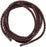 Round Braided Leather Lace Chocolate - 40"