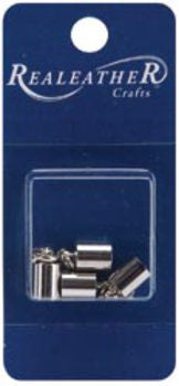 Silver End Cap & Clasp - 5mm