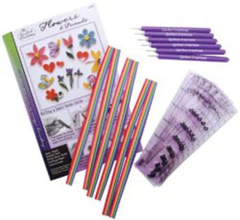 Quilling Class Pack Kit - Flowers and Friends