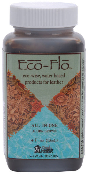 Eco-Flo All-In-One Stain & Finish Acorn Brown - 4 oz.