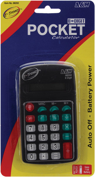 8-Digit Pocket Calculator - 2.25" x 4.25"