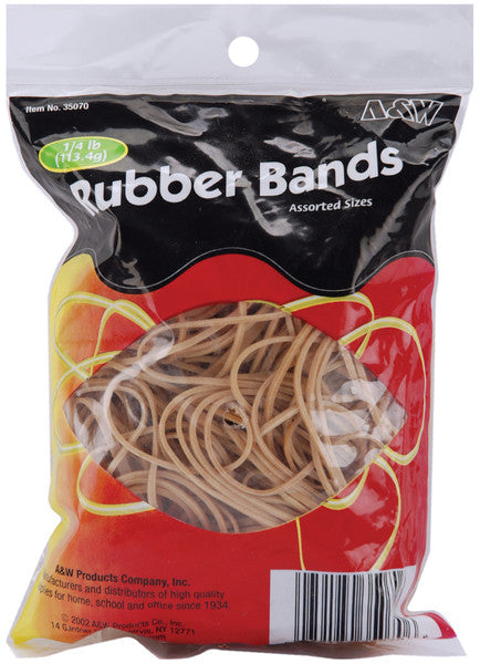 Tan Rubber Bands - 0.25 lb.