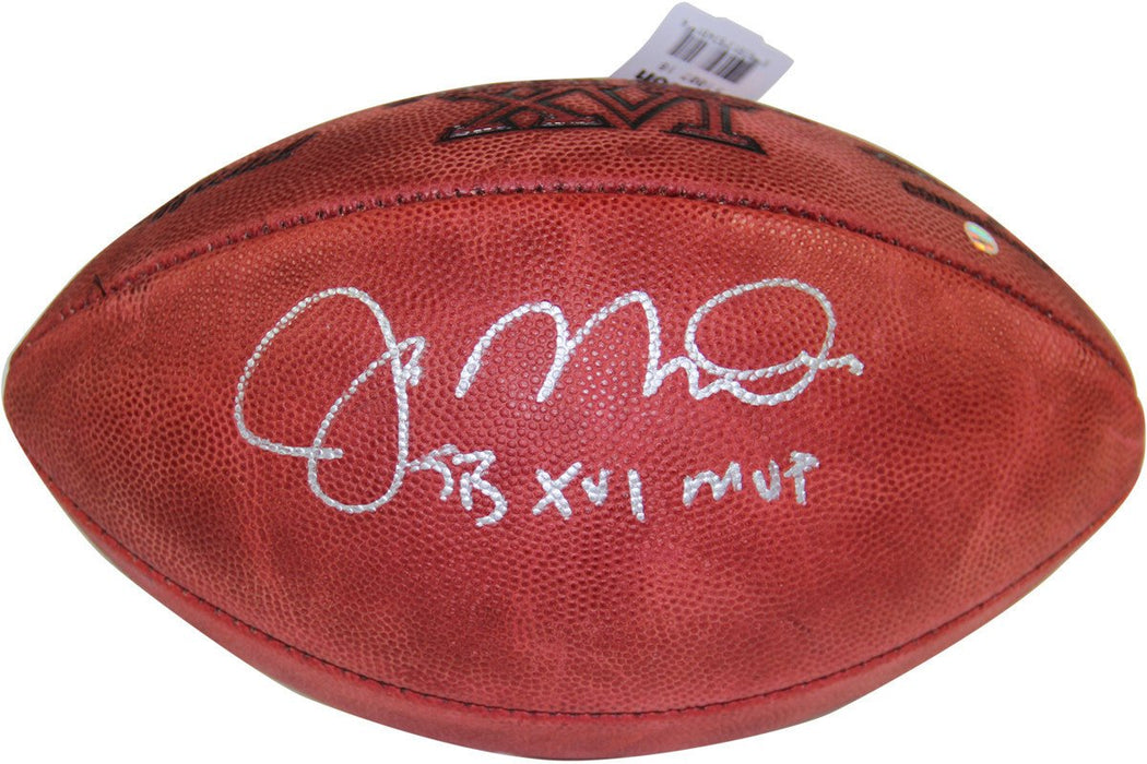 Joe Montana Signed Super Bowl XVI Football w/ "SB XVI MVP" Insc.