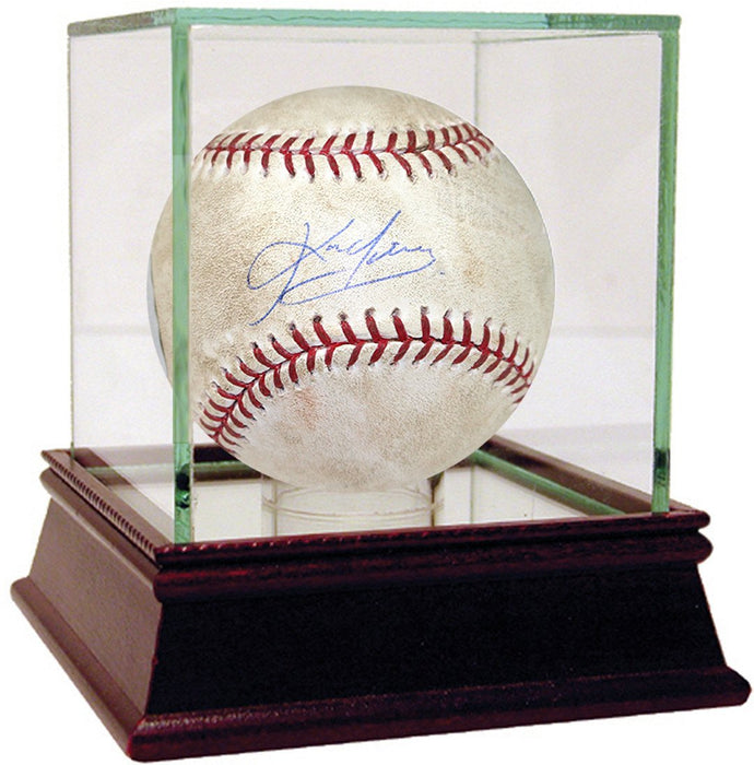 Kevin Youkilis Signed Game Used Baseball