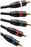 Axis - Component Video/Stereo Audio Cables (12 ft)