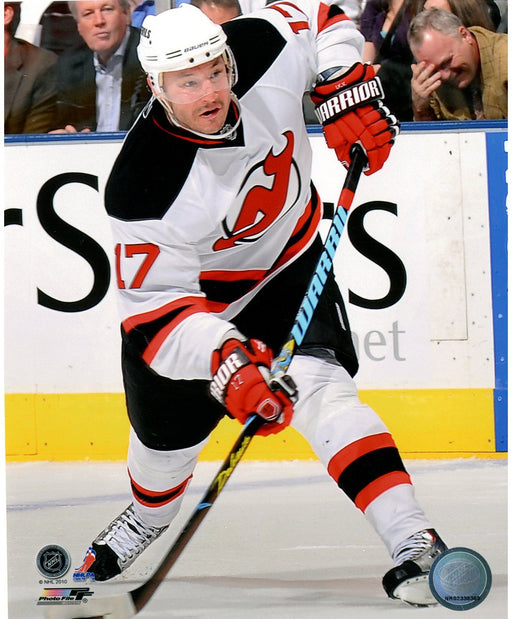 Ilya Kovalchuk New Jersey Devils White Jersey Slap Shot 8x10 Photo uns (Getty#97840761)- PF