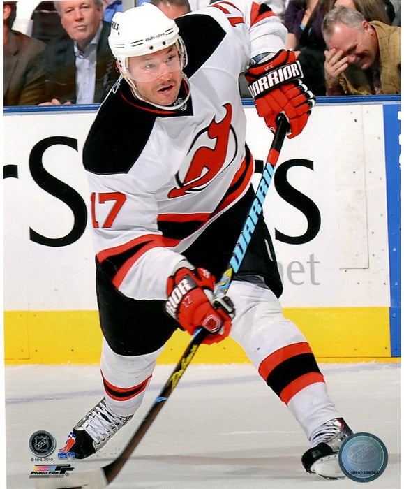 Ilya Kovalchuk New Jersey Devils White Jersey Slap Shot 8x10 Photo uns Gettynbr97840761- PF