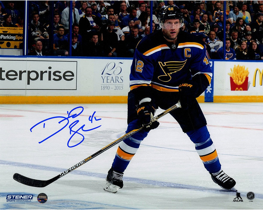 David Backes Signed 8x10 Photo